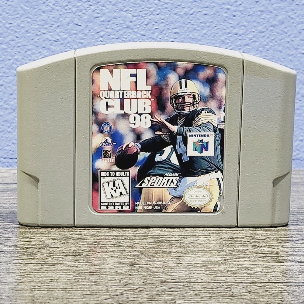 N64 NFL Quarterback Club 98 Nintendo 64, 1997 TESTED